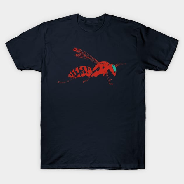 Wasp T-Shirt by Ednathum